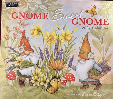 Calendar: Lang 2024 Gnome Sweet Gnome