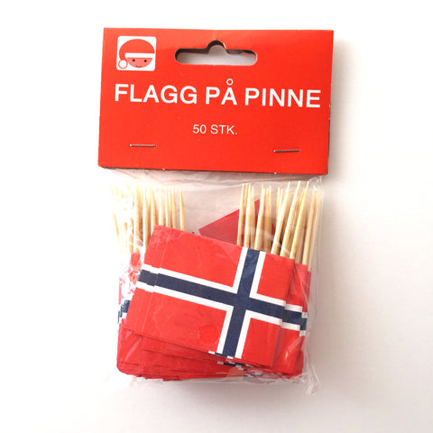 Norway Flag Toothpicks
